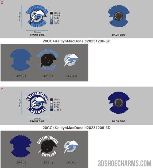 CUSTOM VERSATILE SHOE CHARMS-20CC4Kaitlyn MacDonald