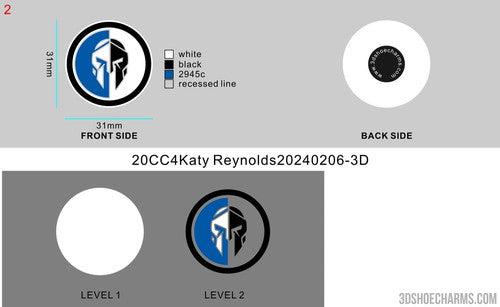 CUSTOM SHOE CHARMS - 20CC4Katy Reynolds