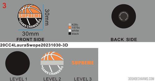 CUSTOM SHOE CHARMS - 20CC4Laura Swope