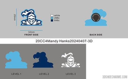 CUSTOM SHOE CHARMS-20CC4Mandy Hanks