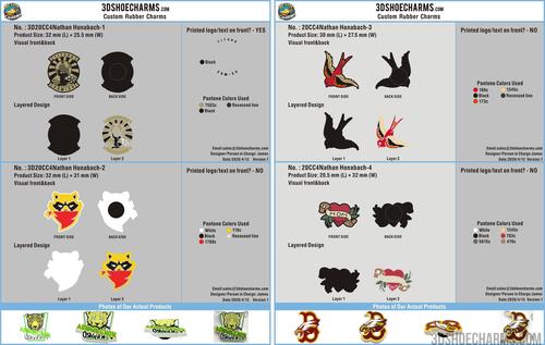 Custom Rubber Clog Charms – 20260422-20