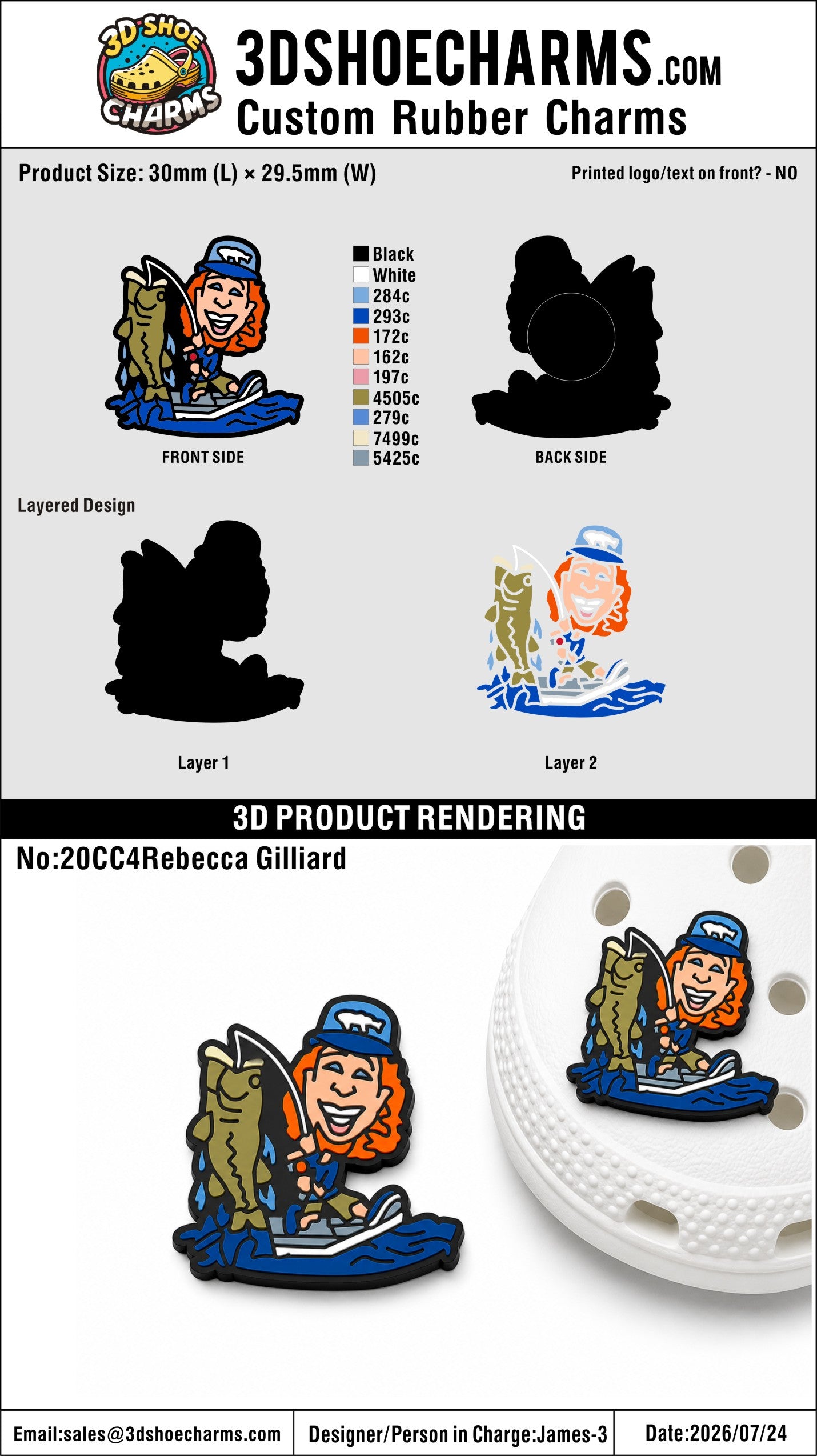 Custom Rubber Clog Charms - 20260811-20