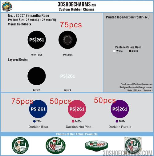 Custom Shoe charms-20CC4Samantha Rose 250604