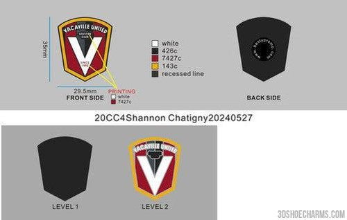 CUSTOM SHOE CHARMS-20CC4Shannon Chatigny