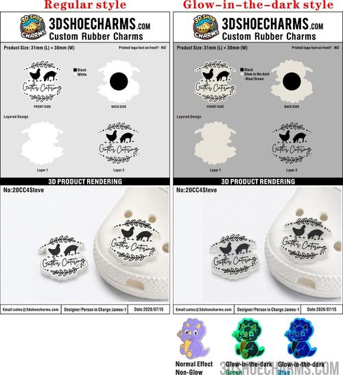 Custom Rubber Clog Charms - 20260715-20-4