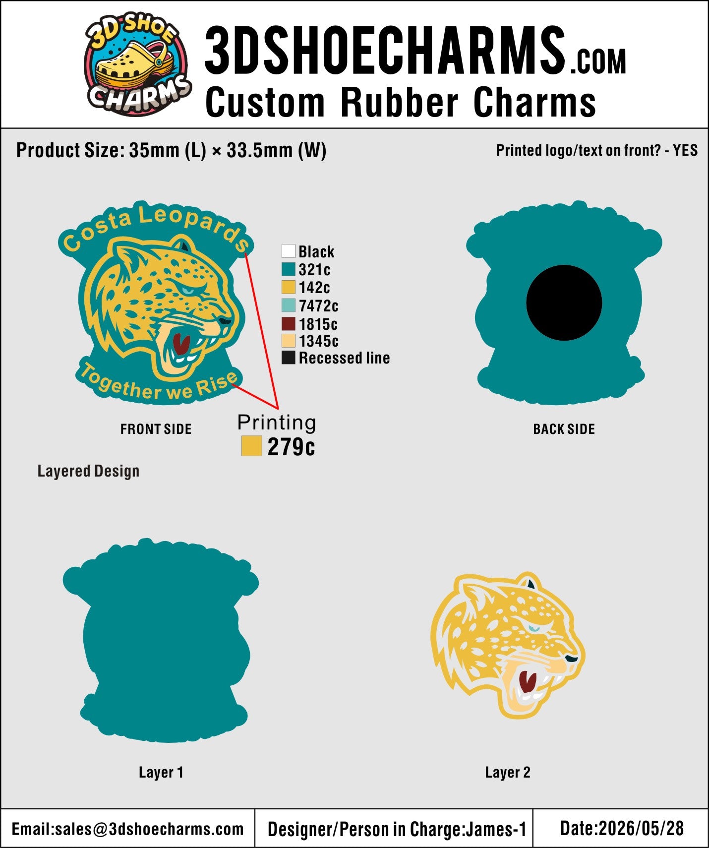 Custom Rubber Clog Charms - 20260902-20