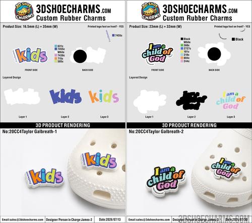 Custom Rubber Clog Charms - 20260730-20-2