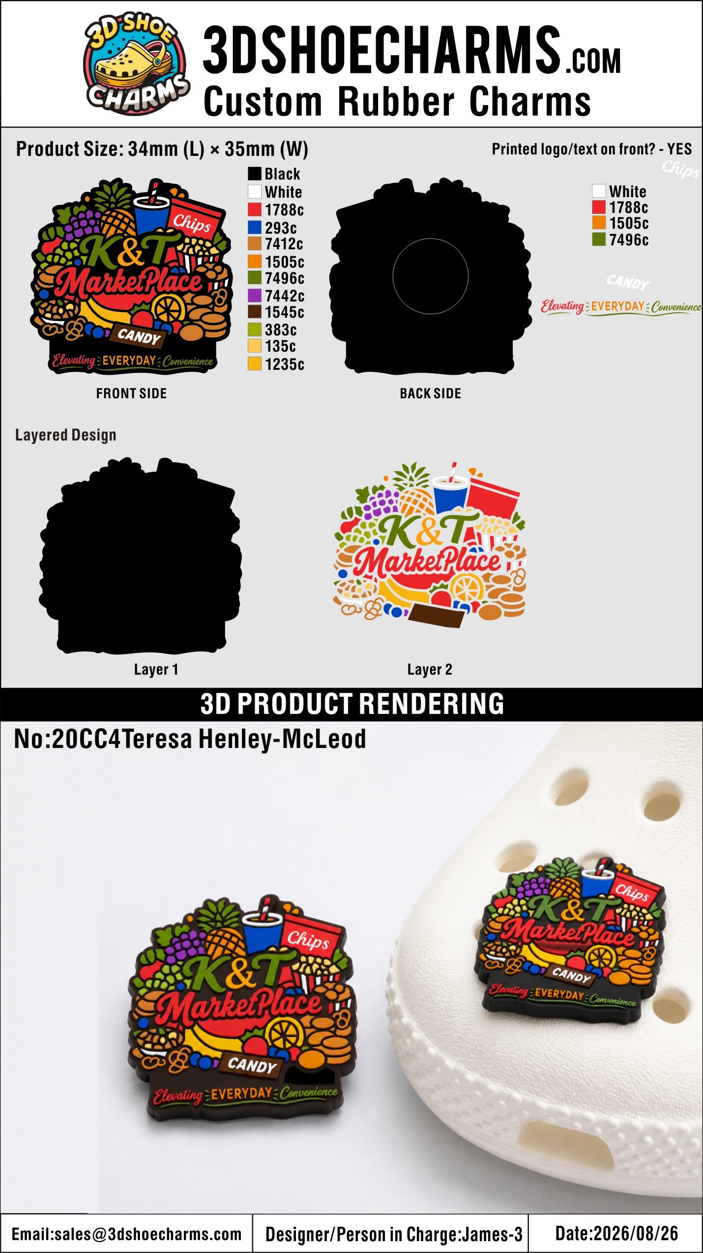 Custom Rubber Clog Charms - 20260829-20