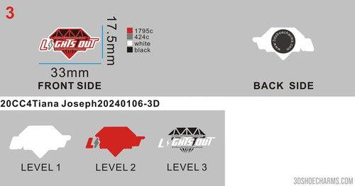 CUSTOM SHOE CHARMS - 20CC4Tiana Joseph