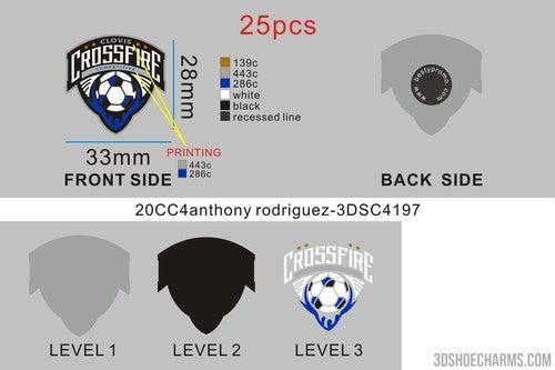 CUSTOM SHOE CAHRMS-REORDER 20CC4Anthony Rodriguez