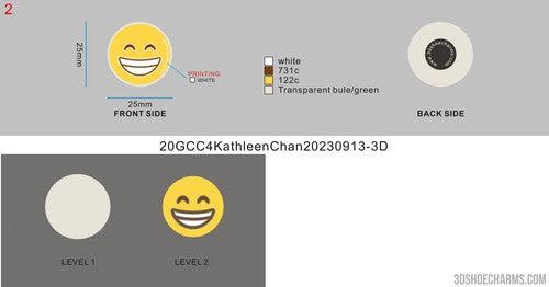 CUSTOM CLOG CHARMS - GLOWING-20GCC4Kathleen Chan