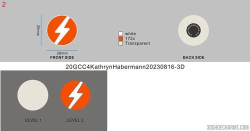 CUSTOM CLOG CHARMS (GLOWING) -20GCC4Kathryn Habermann