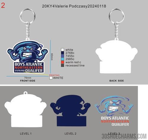 CUSTOM RUBBER KEYCHAINS -20KY4Valerie Podczasy