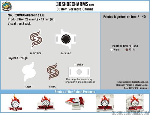 Custom Versatile shoe charms-20VCC4Caroline Liu 250903