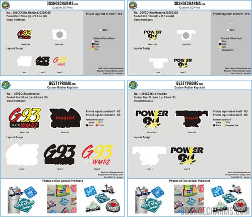 Custom Versatile charms And Fridge Magnet-20VCC4Kira Headlee-Reorder