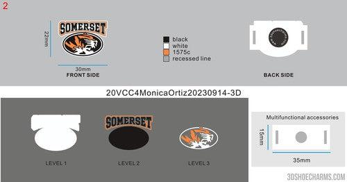 CUSTOM MULTIFUNCTION SHOE CHARMS - 20VCC4Monica Ortiz