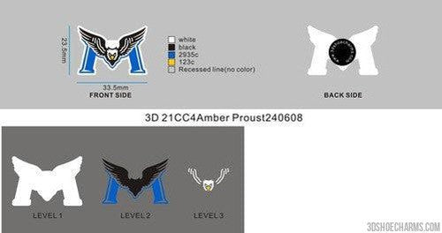 CUSTOM CHARMS 21CC4Amber Proust