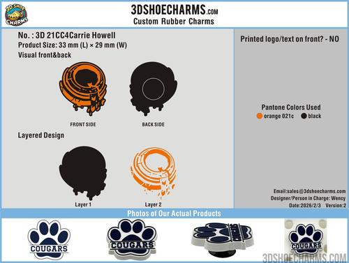 CUSTOM CHARMS 21CC4Carrie Howell260203
