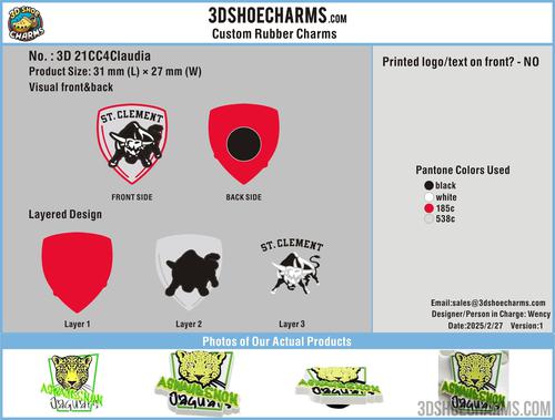 CUSTOM CHARMS 21CC4Claudia