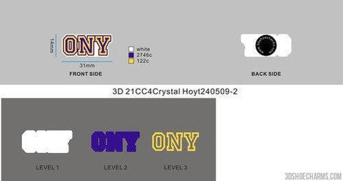 CUSTOM CHARMS 21CC4Crystal Hoyt