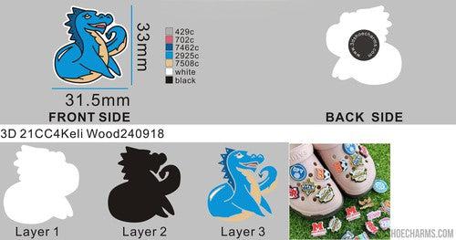 CUSTOM CHARMS 21CC4Keli Wood