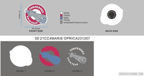 CUSTOM CHARMS-21CC4MARIE OPRICA