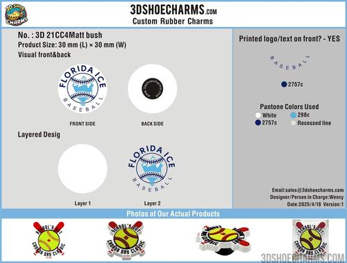 CUSTOM CHARMS 21CC4Matt bush250418