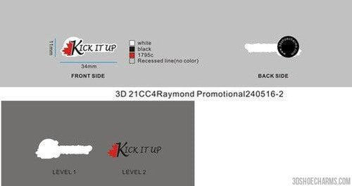 CUSTOM CHARMS 21CC4Raymond Promotional