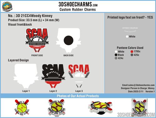 CUSTOM CHARMS 21CC4Woody Kinney