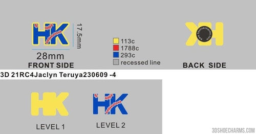 CUSTOM CLOG CHARMS-21RC4Jaclyn Teruya230609