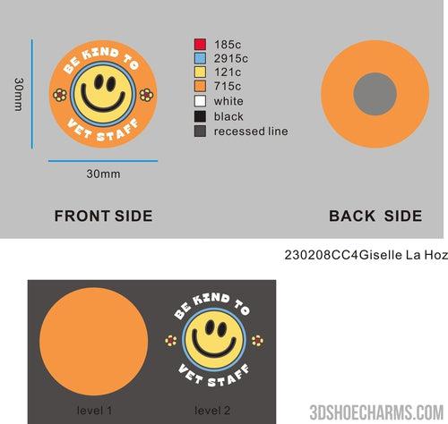 Custom shoe charms -05CC4Giselle La Hoz