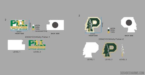 CUSTOM CLOG CHARMS - 05CC4Holly Fisher230421