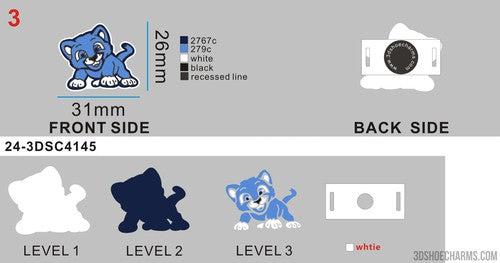 CUSTOM SHOE CHARMS -24-3DSC4145-Make up for the price difference