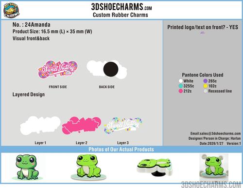 Custom Clog Charms Regular-24CC4Amanda20260128-RE