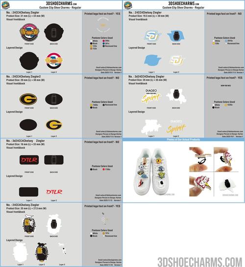 CUSTOM Rubber Clip Shoe Charms - 24CC4Chelsey Ziegler20250930-RE