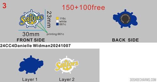 CUSTOM SHOE CHARMS - 24CC4Danielle Widman20241007