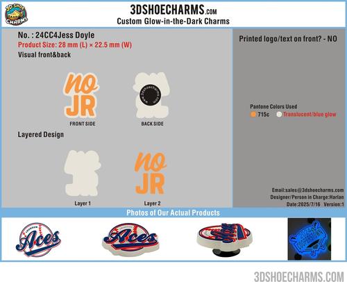CUSTOM SHOE CHARMS-GIOWING-24CC4Jess Doyle20240716