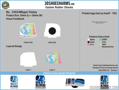 CUSTOM SHOE CHARMS - 24CC4MeganTinsley20250208