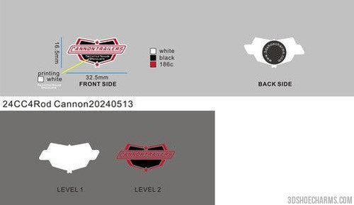 CUSTOM SHOE CHARMS - 24CC4Rod Cannon20240513