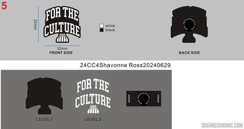 CUSTOM SHOE CHARMS -24CC4Shavonne Ross20240629