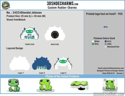 CUSTOM SHOE CHARMS - 24CC4Shondel Johnson20250826