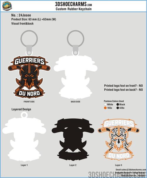 Custom 3D Rubber Keychains – 20260504-24-RE