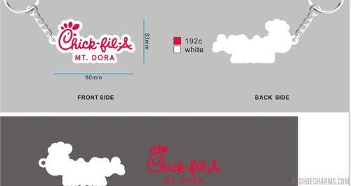 custom shoe charm rubber keychain 07CC4christine reaves