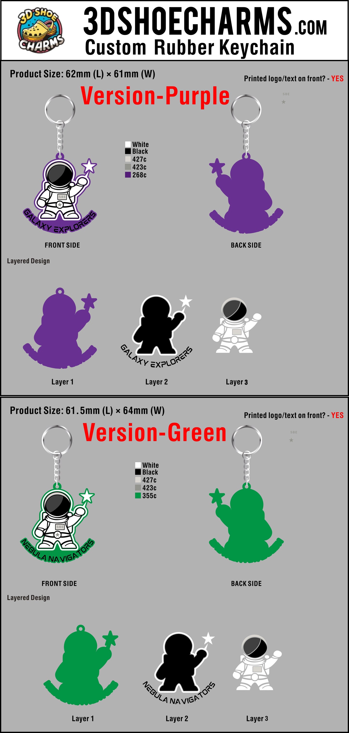 Custom 3D Rubber Keychains - 20260709 - 33