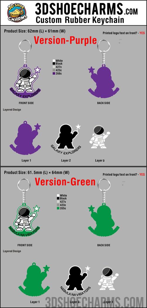 Custom 3D Rubber Keychains - 20260709 - 33