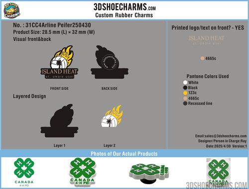 CUSTOM SHOE CHARMS-31CC4Arline Peifer250506