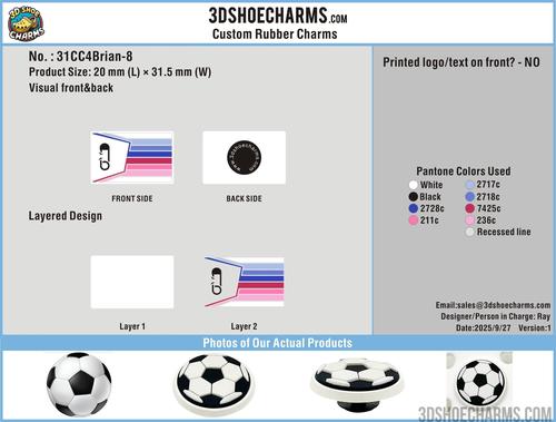 Custom shoe charms/Sample order-31CC4Brian250904