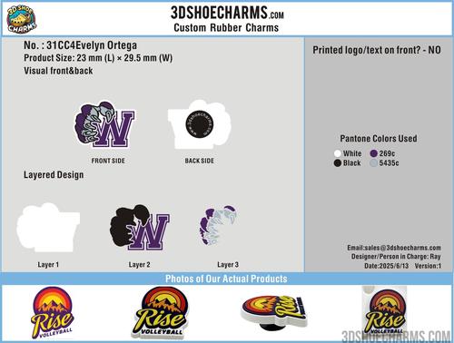 CUSTOM SHOE CHARMS-31CC4Evelyn Ortega250613