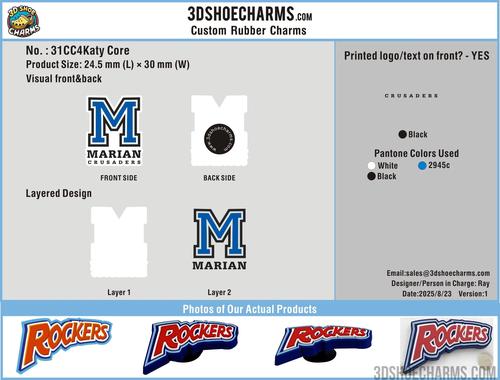 CUSTOM SHOE CHARMS-31CC4Katy Core250823