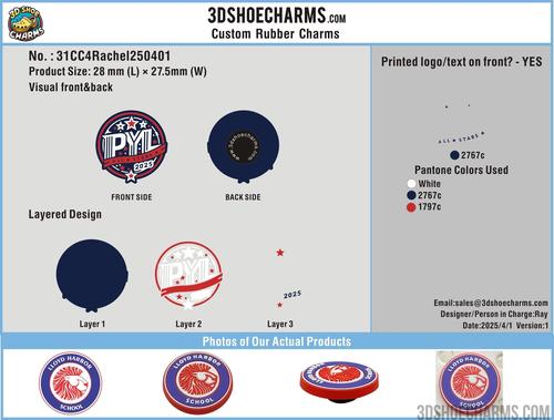 CUSTOM SHOE CHARMS-31CC4Rachel250404